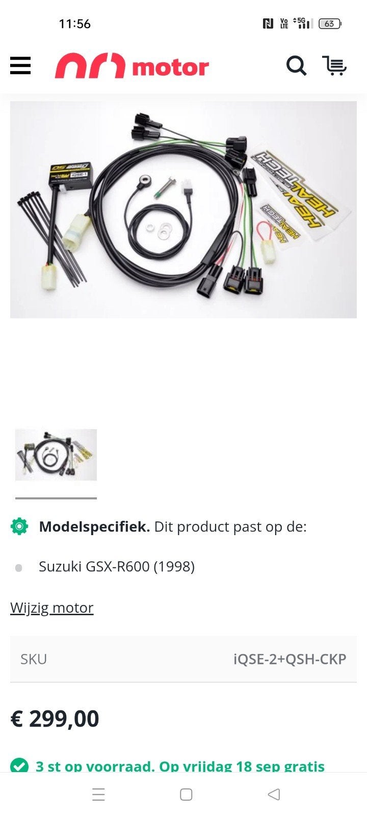 quick shifter health, Motos, Enlèvement ou Envoi, Neuf