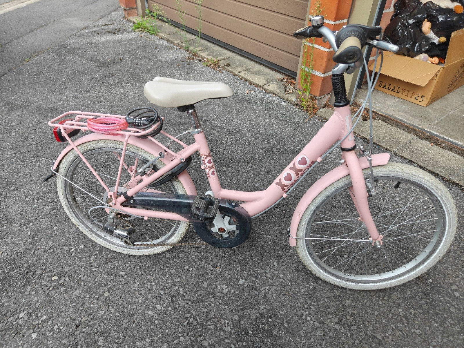 Lichtroze meisjesfiets 20inch, Ophalen of Verzenden, Gebruikt, 20 inch, Versnellingen