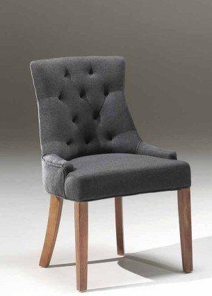 Nieuw stoffen stoel antraciet beige 100 euro per stuk., Ophalen
