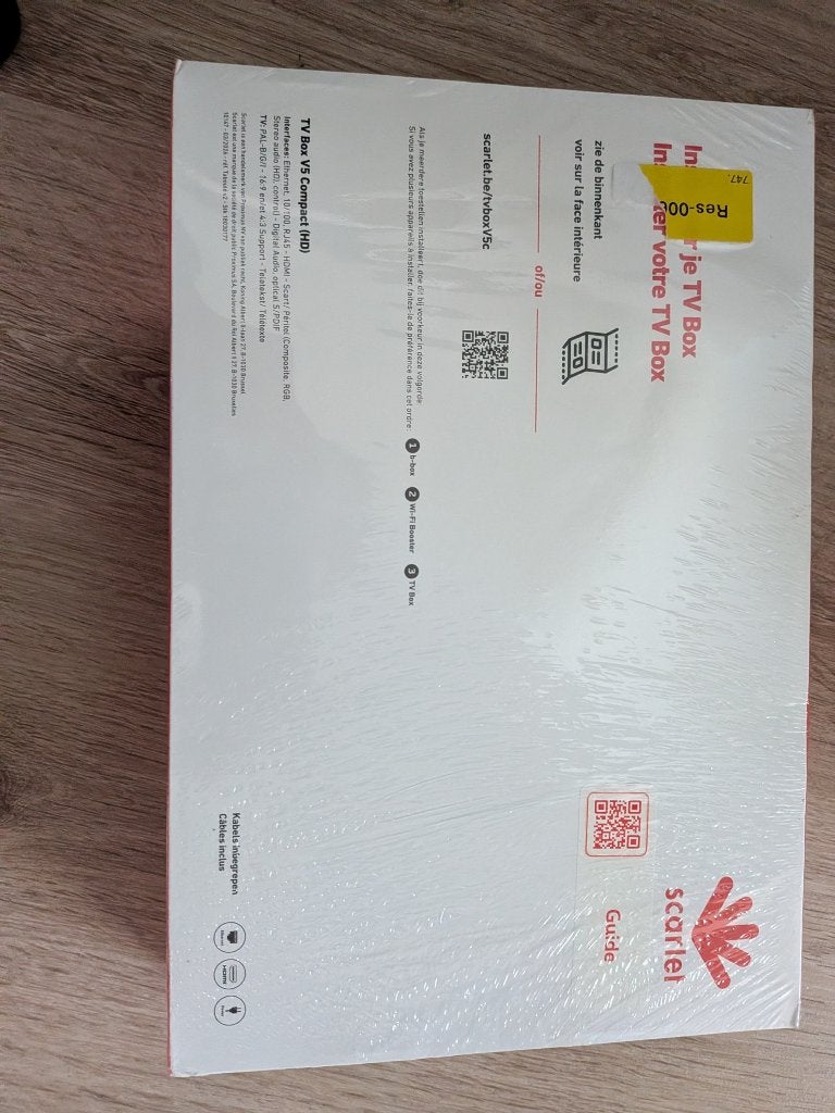 décodeur Scarlet Proximus V5C récemment scellé, TV, Hi-fi & Vidéo, Enlèvement, Neuf, Décodeur