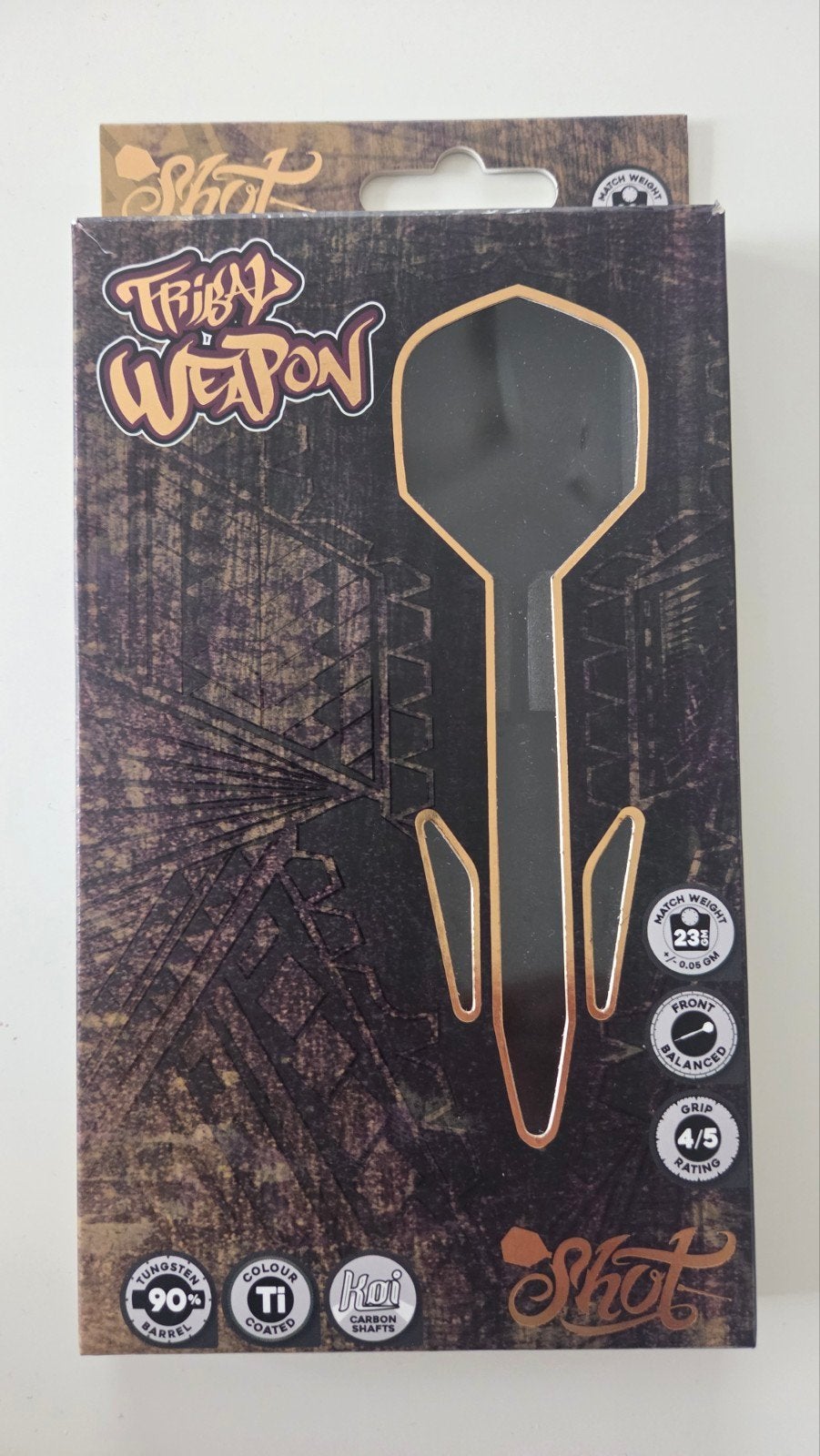 Shot Tribal Weapon 1, Sport en Fitness, Darts, Ophalen of Verzenden, Zo goed als nieuw, Pijlen