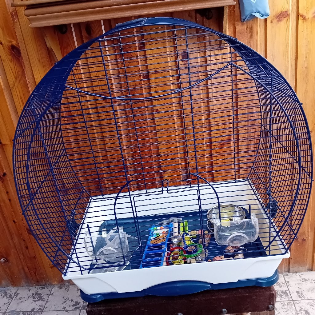 cage oiseaux, Animaux & Accessoires, Oiseaux | Cages & Volières, Enlèvement, Comme neuf, Métal, Cage à oiseaux