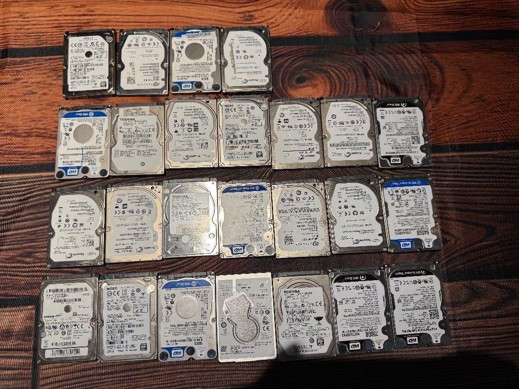 Diverse 2.5 HD's in verschillende grotes, Computers en Software, Harde schijven, Ophalen, Gebruikt, SATA, HDD