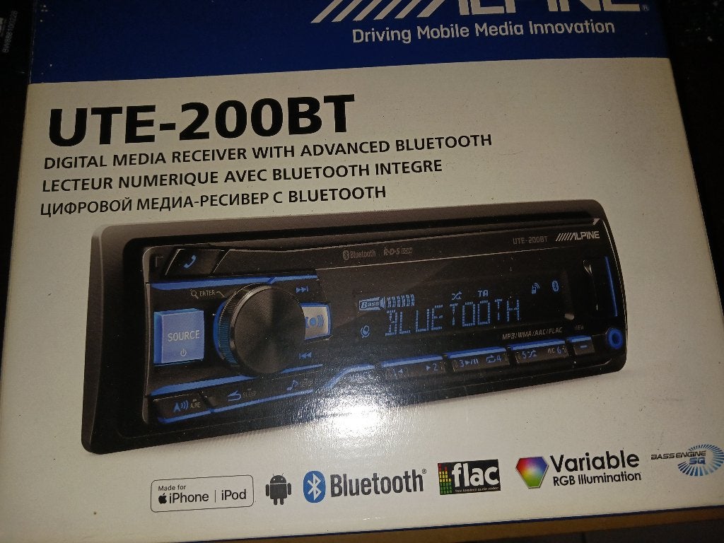 alpine autoradio, Ophalen, Nieuw