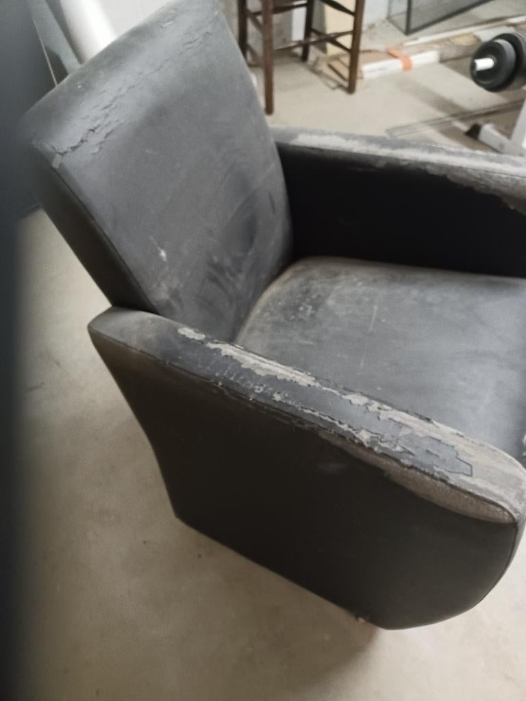 stoelzetel, Huis en Inrichting, Ophalen, Gebruikt, Grijs, Vijf, Zes of meer stoelen