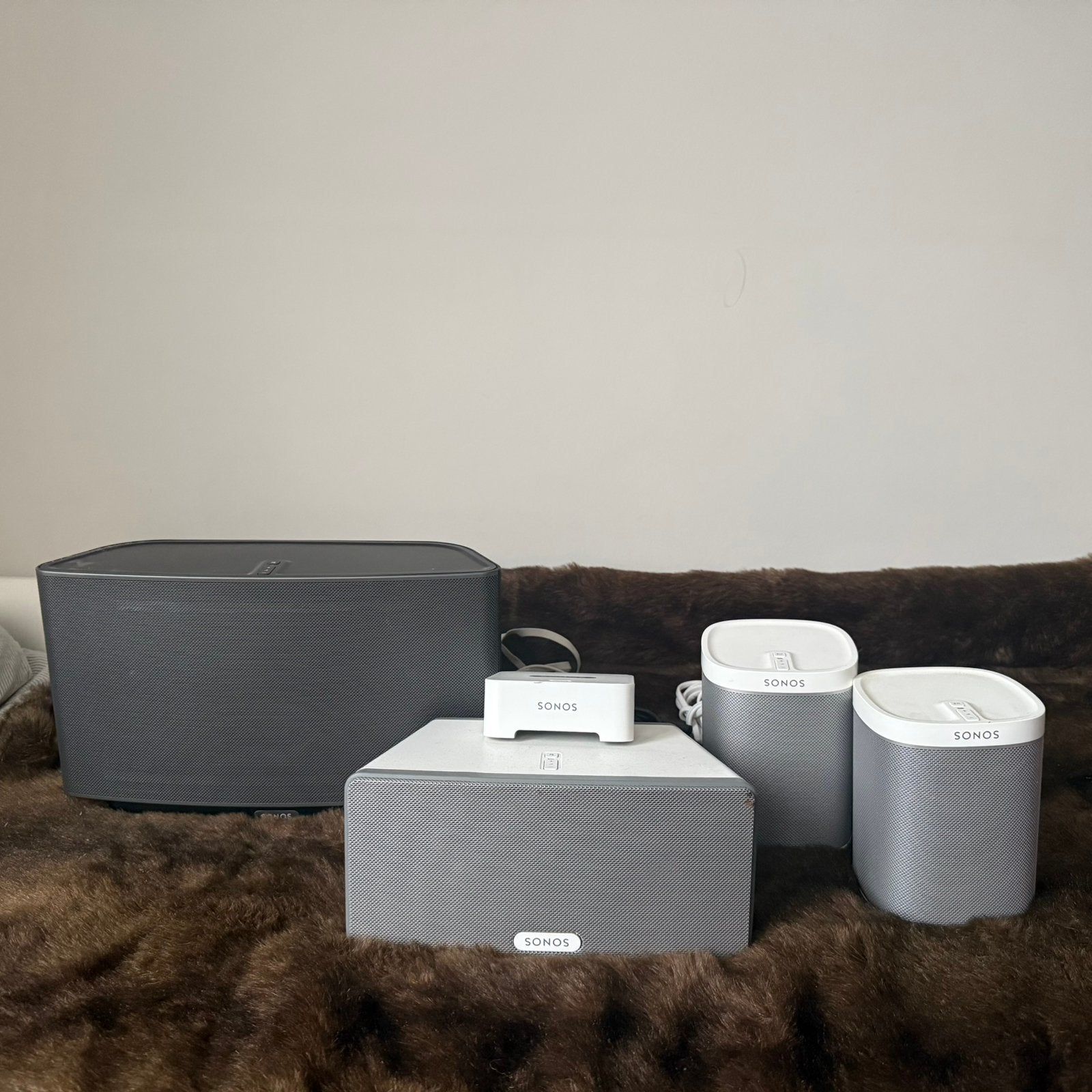 Sonos geluidsset – 5 toestellen – € 249, Audio, Tv en Foto, Ophalen, Zo goed als nieuw