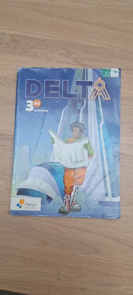 Wiskunde - DELTA 3 - 5u LEERBOEK, Gelezen, ASO, Wiskunde A, Plantyn