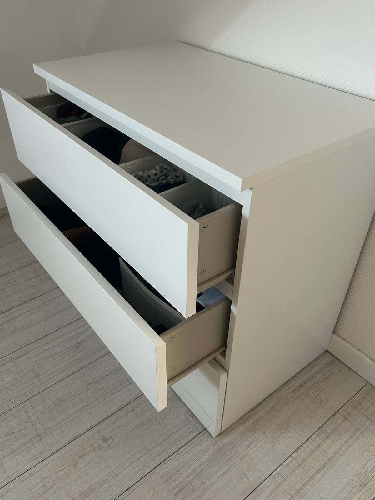 Commode Malm Ikea - 3 tiroirs, Maison & Meubles, Enlèvement, Comme neuf