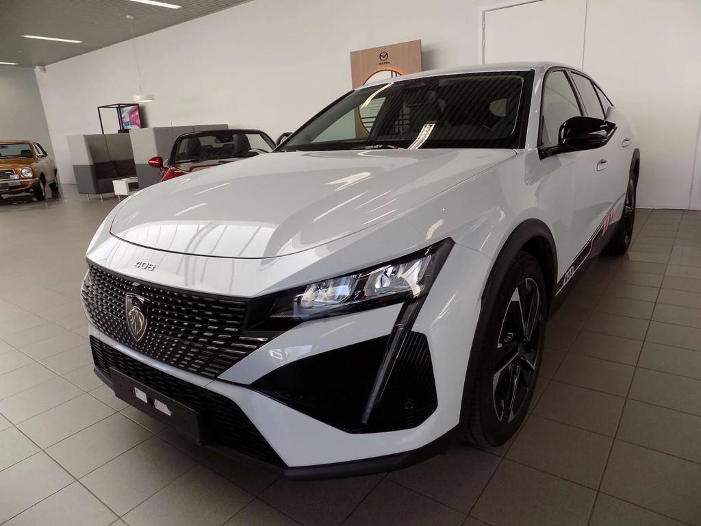 Peugeot 408 408 1.2 Turbo MHEV GT S (bj 2025, automaat), Auto's, Gebruikt, Zwart, 1199 cc, Bedrijf