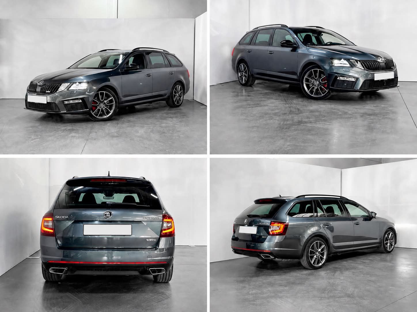 Skoda octavia vrs 2.0 tfsi dsg, Noir, 5 portes, Break, Automatique