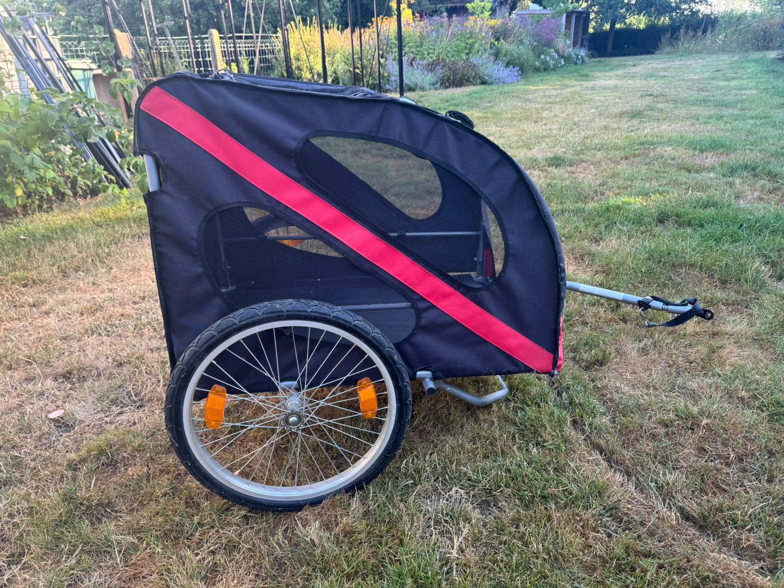 Hondenfietskar Doggy Deluxe Exclusivio, Fietsen en Brommers, Ophalen, Gebruikt, Vering, Hondenkar