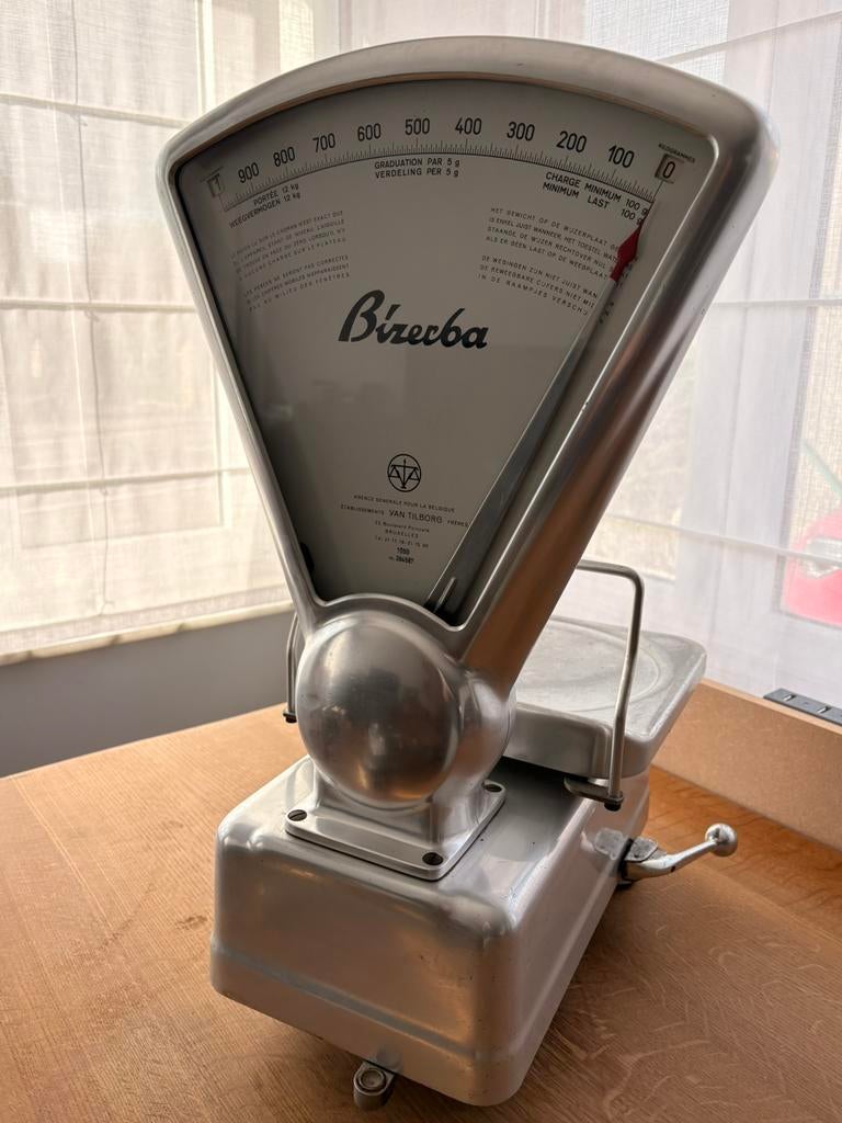 Balance vintage Bizerba 1958 épicerie déco ancienne, Enlèvement