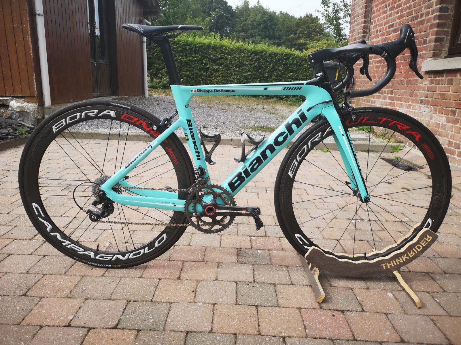 Bianchi Aria full carbone, Autres marques, 10 à 15 vitesses, Comme neuf, Enlèvement
