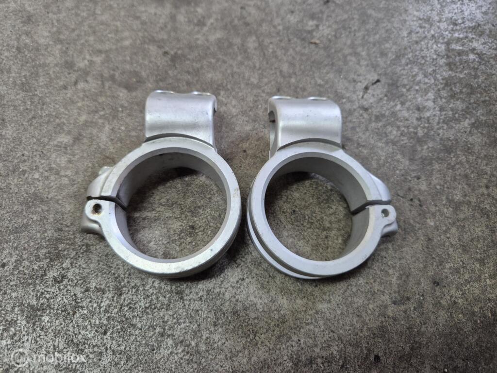Stuurhelft clip-on stuurklem 53 mm 848 1098 1198 749 999 916, Gebruikt, Factorystore.service@ducati.com, Ophalen of Verzenden