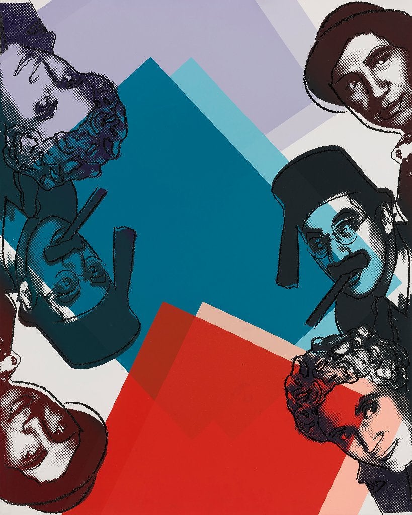 Andy Warhol Ten Portraits of Jews. III The Marx Brothers, Antiek en Kunst, Kunst | Litho's en Zeefdrukken, Ophalen of Verzenden