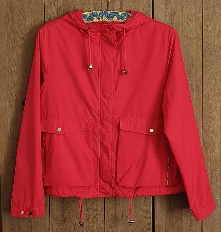 Rode damesjas L/XL met capuchon – Esprit, Maat 42/44 (L), Ophalen of Verzenden, Gedragen, Rood