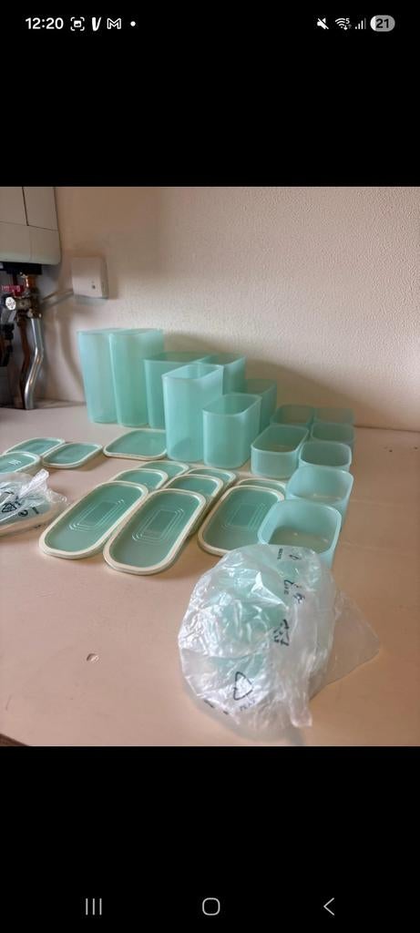 Nieuwe clickplus dozen set van tupperware +gratis verzending, Huis en Inrichting, Keuken | Tupperware, Ophalen of Verzenden, Nieuw