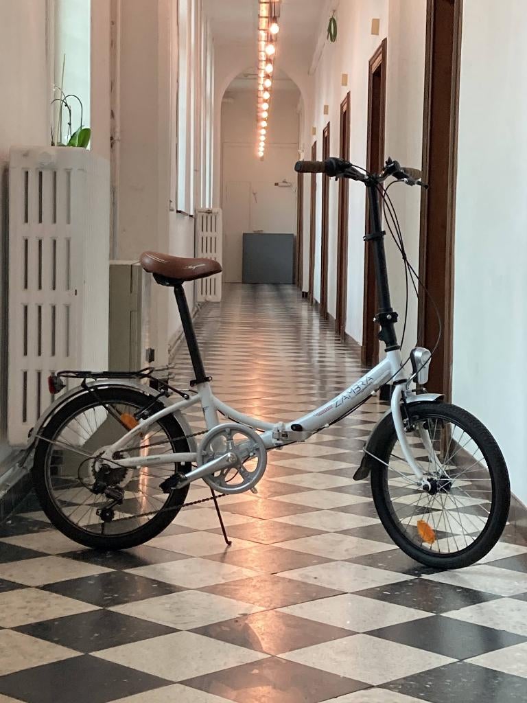 Vouwfiets merk Zambra, Fietsen en Brommers, Fietsen | Vouwfietsen, Minder dan 14 inch, Versnellingen, Zo goed als nieuw, Totaal opvouwbaar
