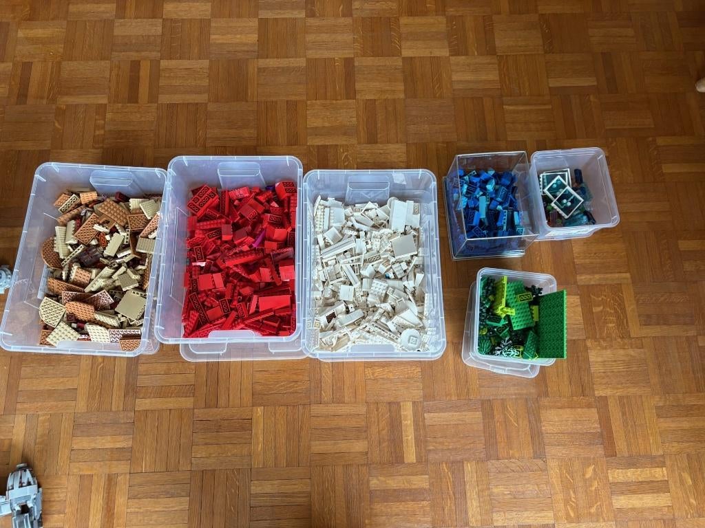 Boïtes lego, Ophalen, Gebruikt, Losse stenen, Lego