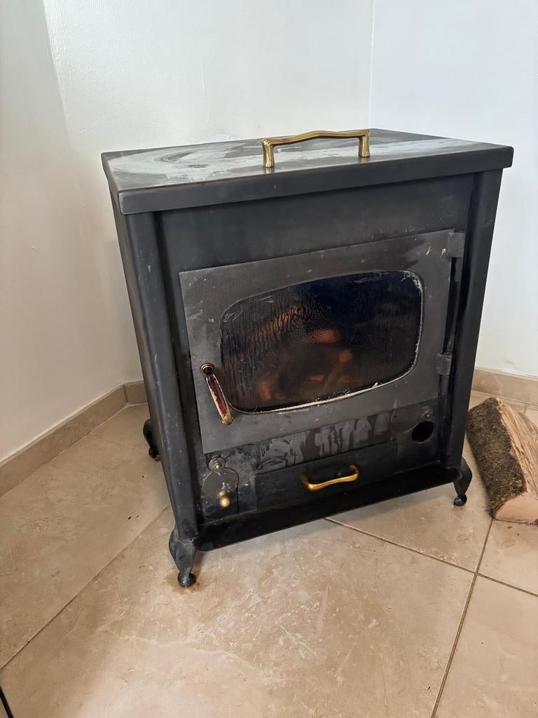 Poele à  bois,, Maison & Meubles, Enlèvement, Utilisé, Bois