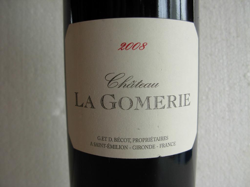 CHÂTEAU LA GOMERIE 2008 - SAINT EMILION - GRAND CRU, Neuf, Enlèvement ou Envoi, Pleine, Vin rouge