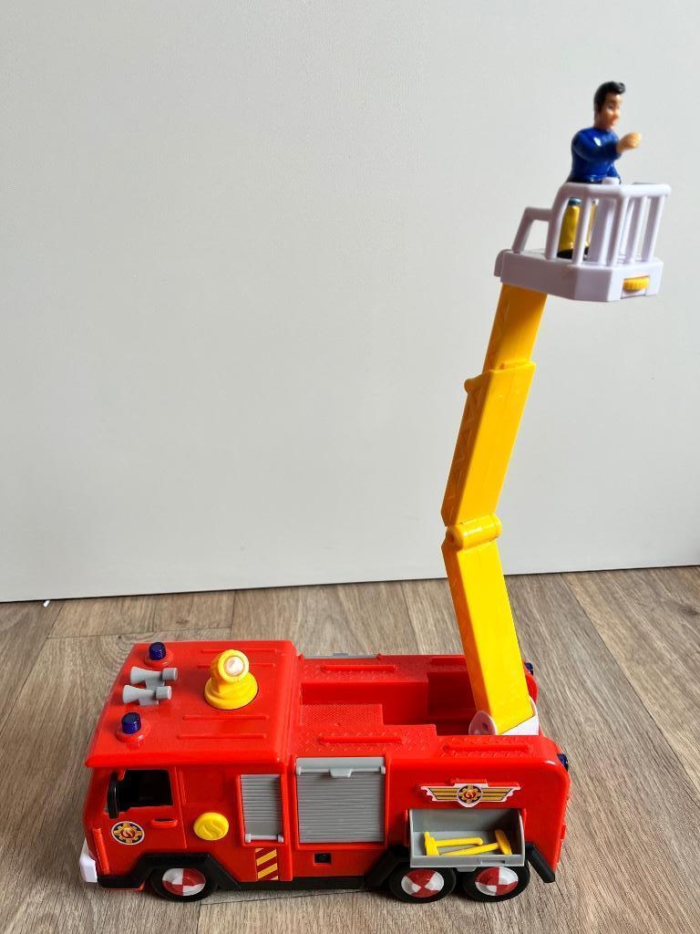 Jupiter brandweerman Sam, Kinderen en Baby's, Speelgoed |Speelgoedvoertuigen, Ophalen, Gebruikt