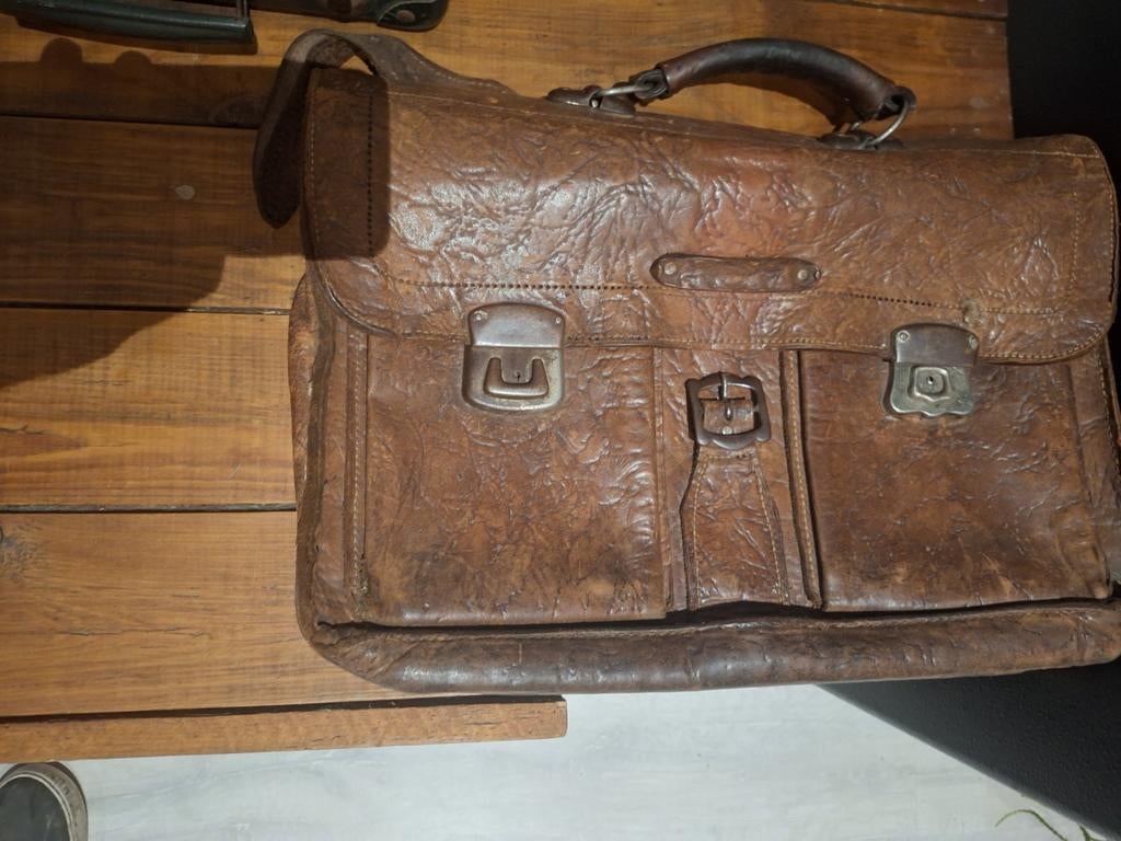 Sac en cuir vintage en bon état, Enlèvement ou Envoi, Comme neuf