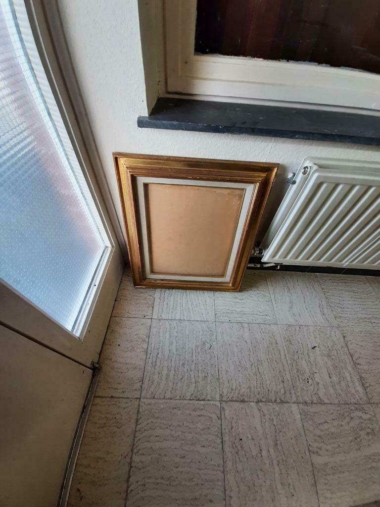 grand cadre doré ancien 57 cm sur 65 cm, Maison & Meubles, Enlèvement