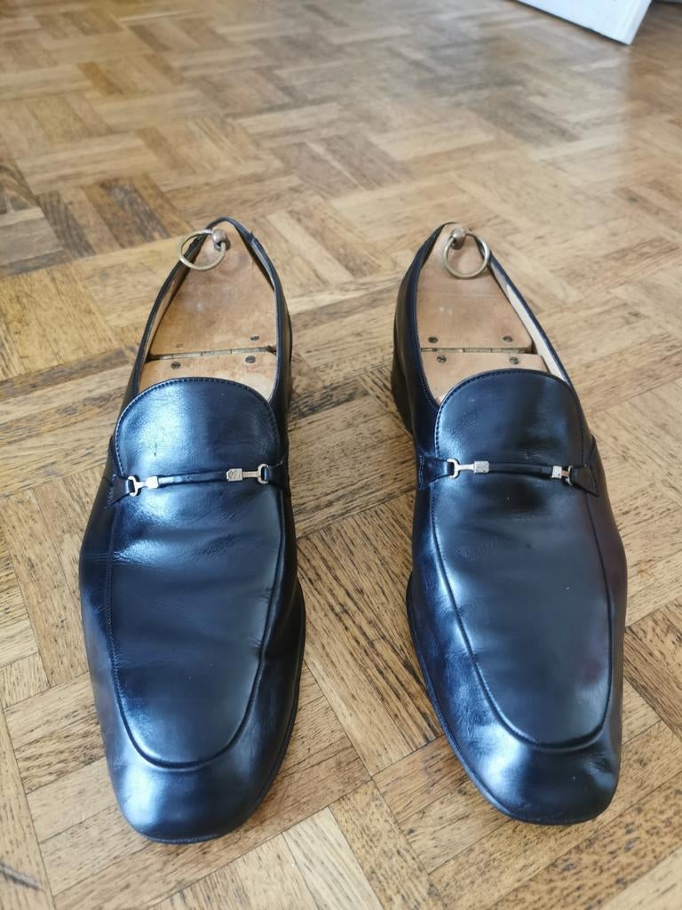 Mocassins Bally, Enlèvement ou Envoi, Porté, Noir