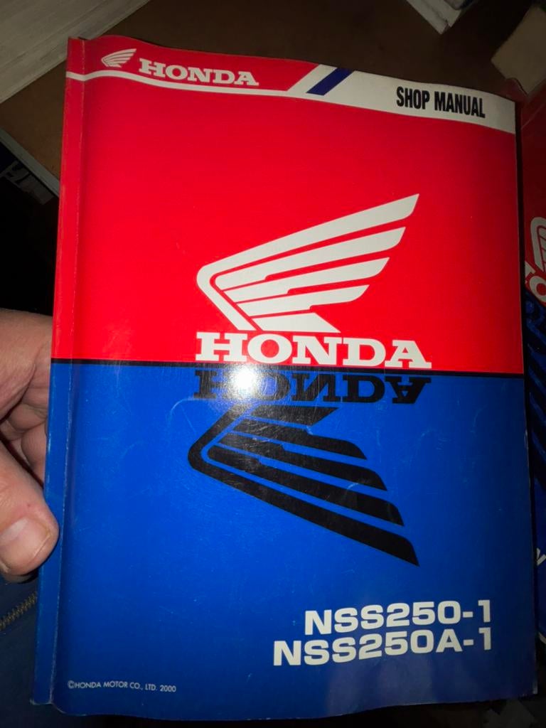 Manuel d'atelier Honda NSS250 Forza 2001- anglais, Enlèvement ou Envoi, Honda