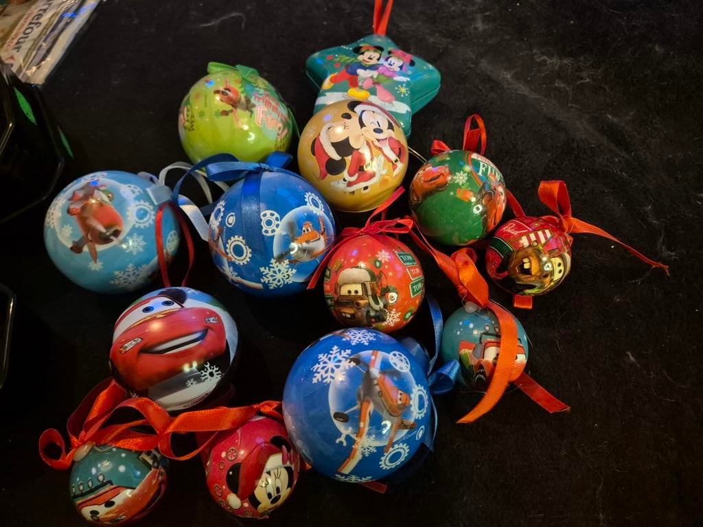 Kerstballen Disney Pixar, Diversen, Kerst, Ophalen of Verzenden