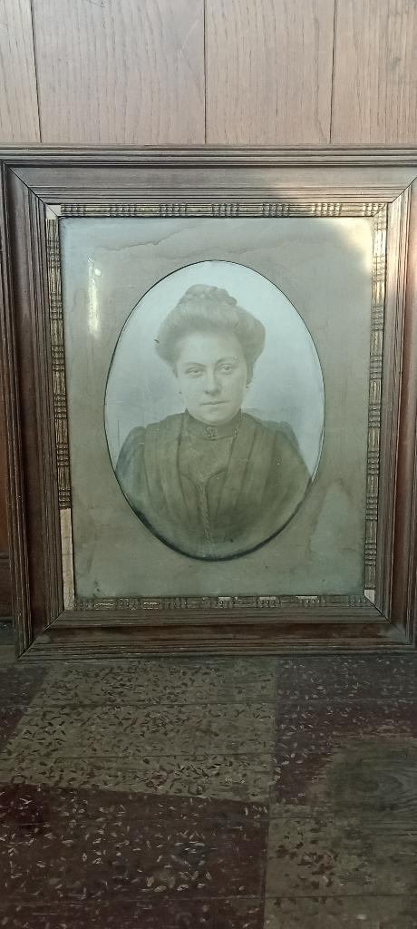 Photo ancienne signée, Bruxelles 1912, 55x64, n2, Enlèvement