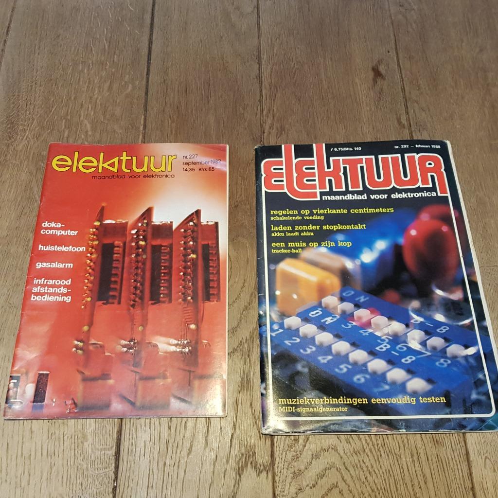 Elektuur tijdschriften  jaargang 1982 tot 1988 Vintage, Enlèvement, Utilisé, Autres types
