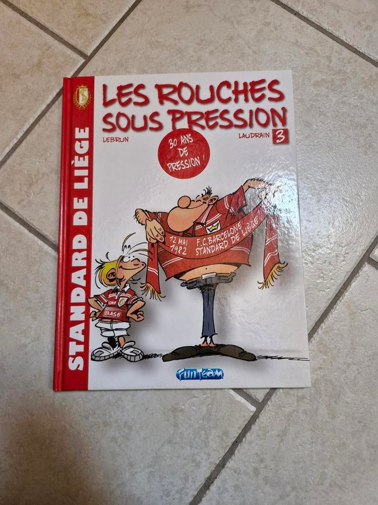 Bd du standard de liege les rouches sous pression 3, Enlèvement ou Envoi, Comme neuf, Lebrun & Laudrain, Une BD