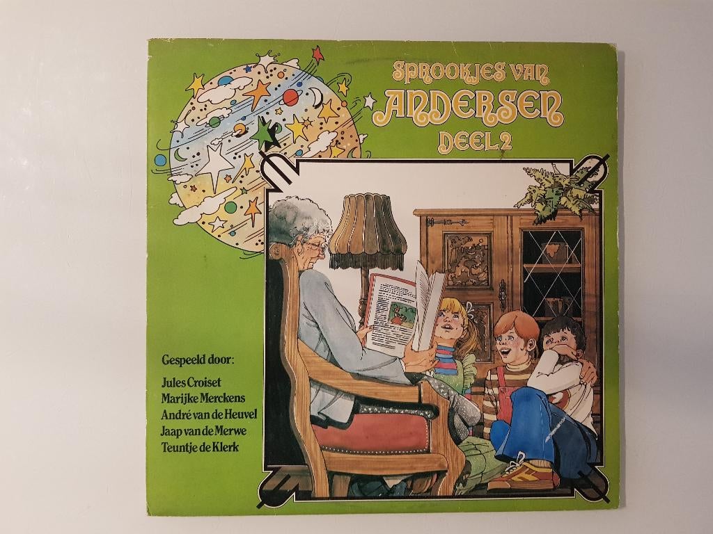 Vinyl LP Sprookjes van Andersen 2 De Wilde zwanen Verhaaltje, Ophalen of Verzenden