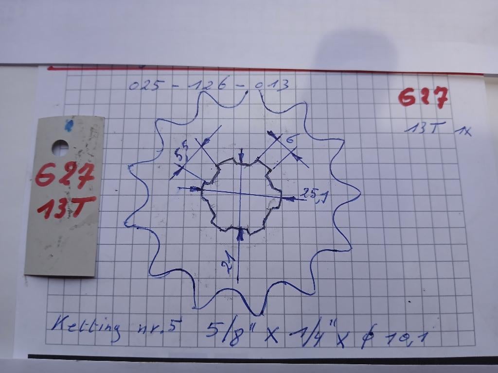 Pignon primaire G27 à 13 dents, Enlèvement ou Envoi, Neuf