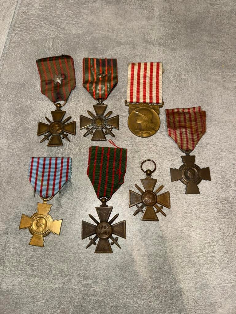 Wo1 lot van 7 medailles, Verzamelen, Ophalen of Verzenden