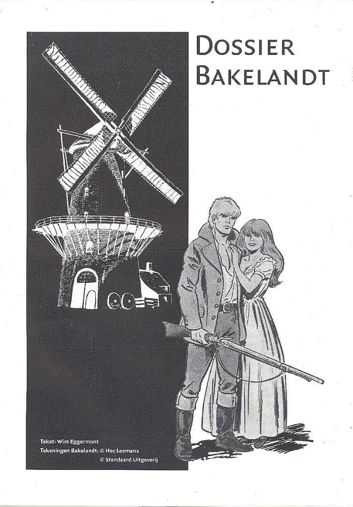 Stripfestival Sluis 2003 Dossier Bakelandt + map + ex-libris, Gelezen, Verzenden, Complete serie of reeks, Hec Leemans