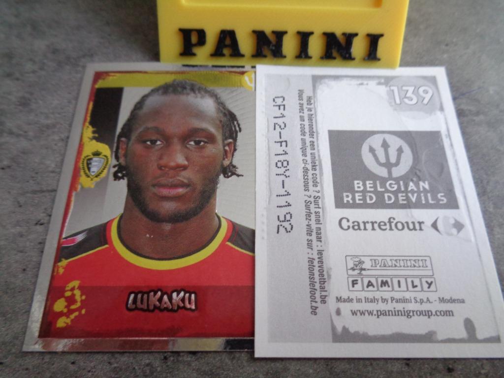 AUTOCOLLANT PANINI  ROMELU LUKAKU, Enlèvement ou Envoi, Autocollant