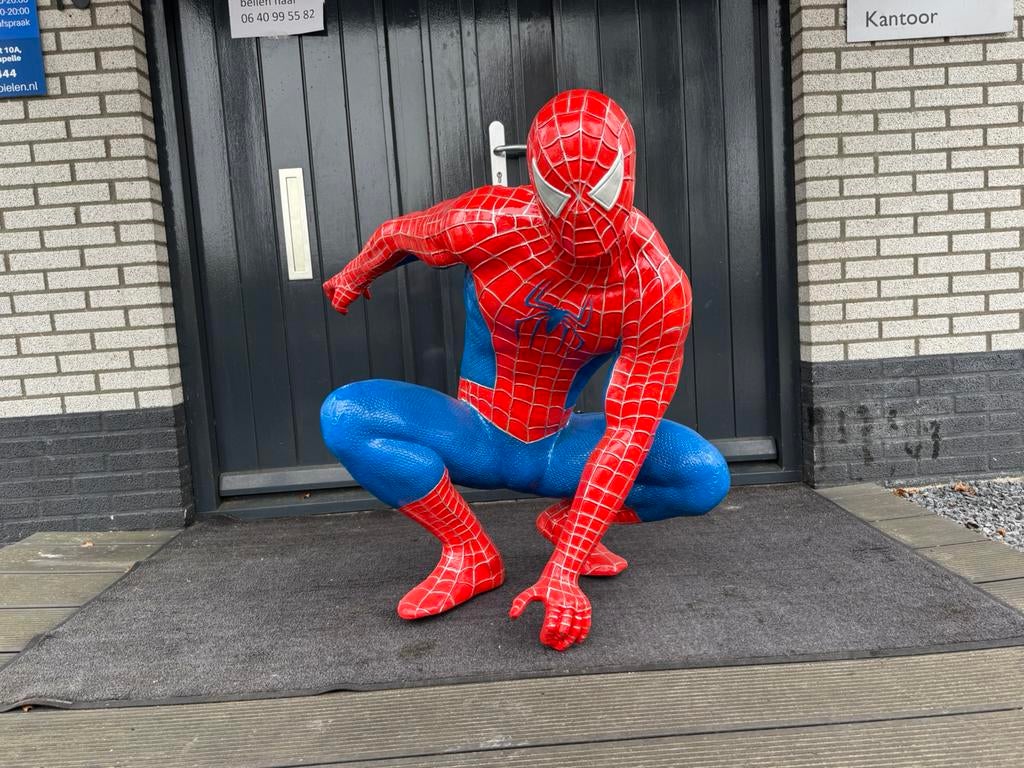 Levensgroot Spiderman beeld XL, Ophalen, Zo goed als nieuw, Fantasy