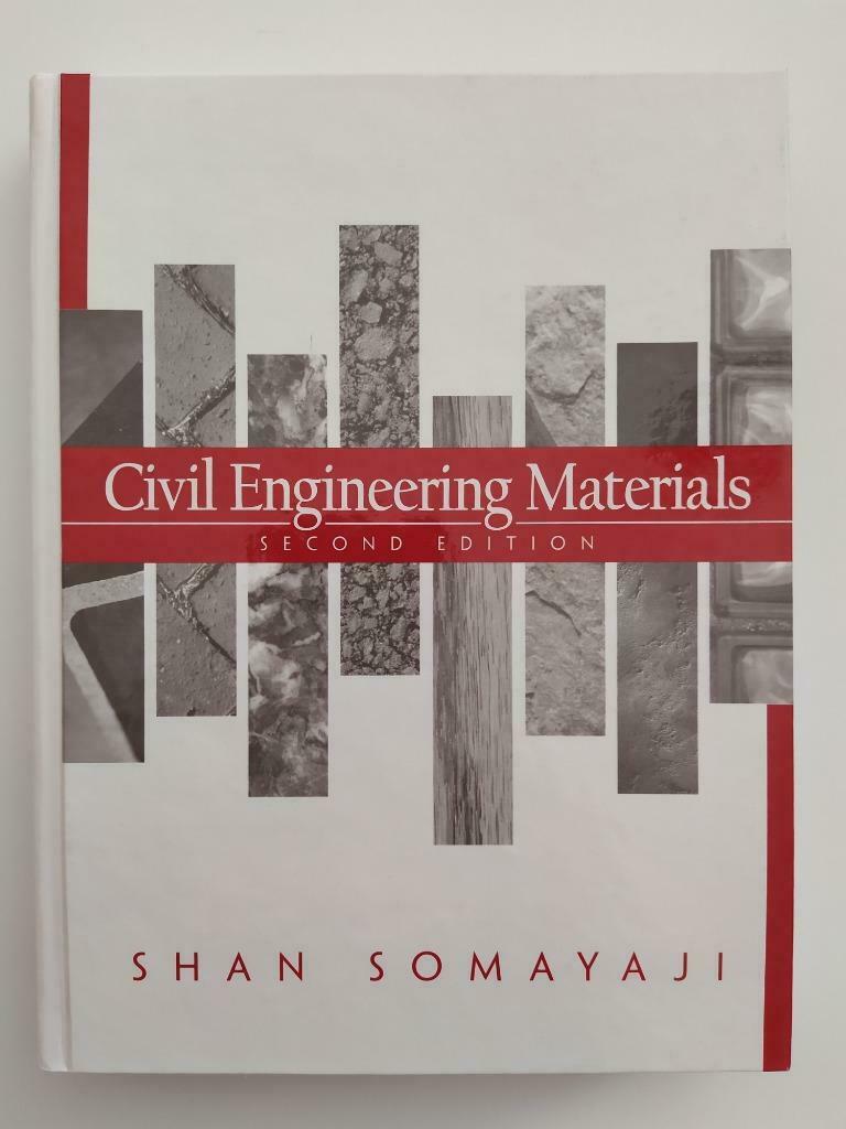 Civil Engineering Materials, Ophalen of Verzenden, Zo goed als nieuw, Hoger Onderwijs, Somayaji Shan