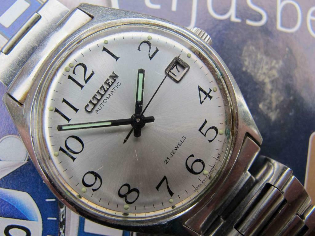 Vintage SS Citizen automatic herenhorloge met originele band, Ophalen of Verzenden