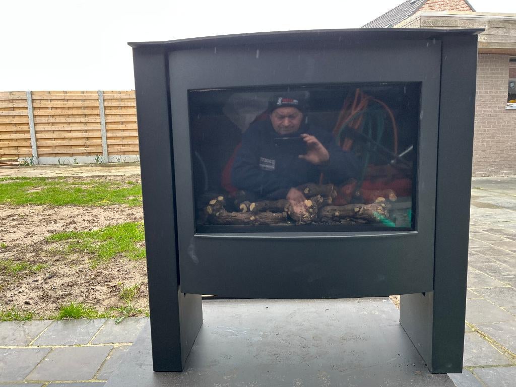 gaskachel, Huis en Inrichting, Kachels, Ophalen, Gebruikt, Gas, Vrijstaand