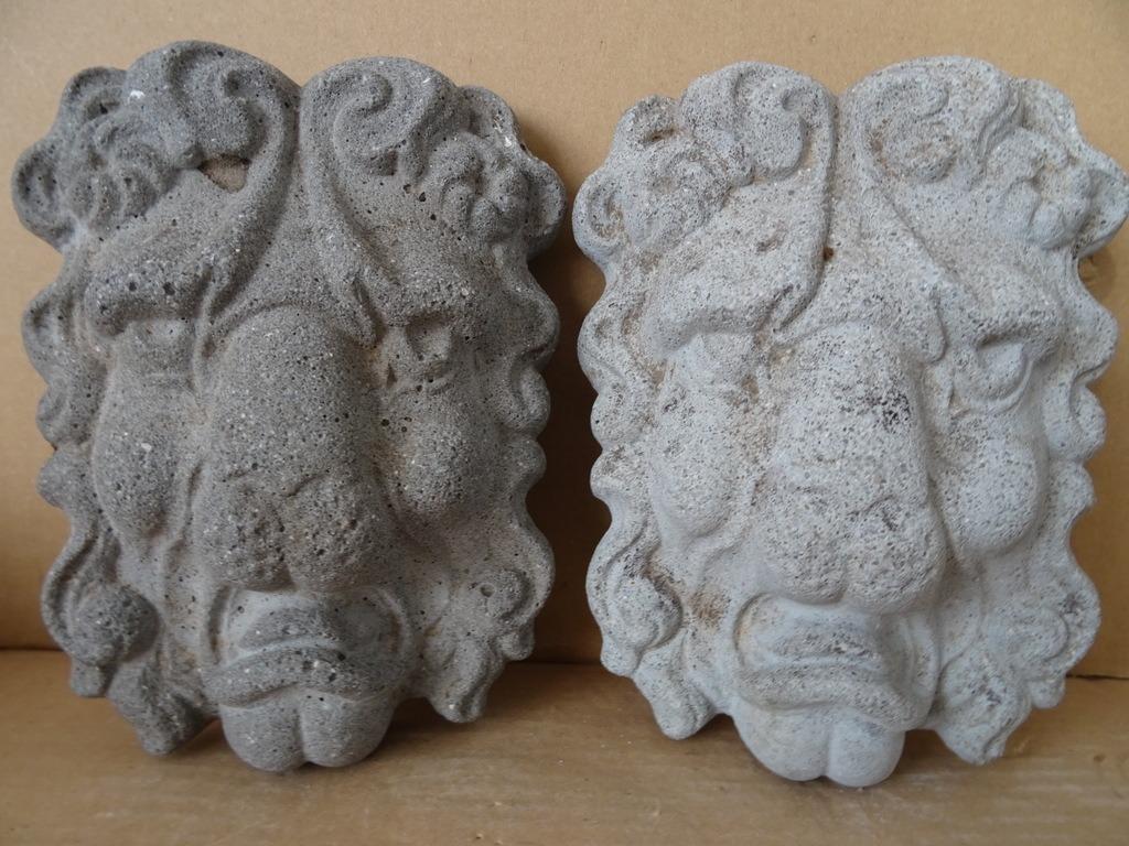 Têtes de satyre ornement décoratif style gothique 21cm 1990, Antiquités & Art, Enlèvement ou Envoi