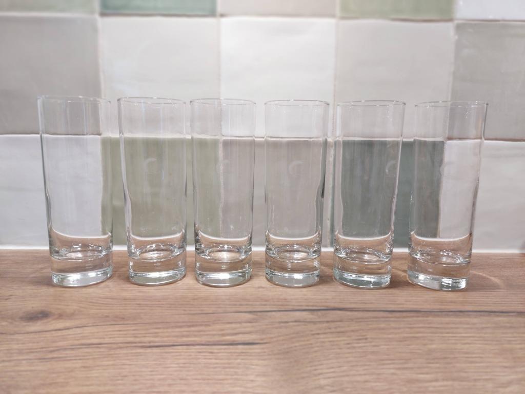 6 wiskey + 6 longdrink glazen met gegraveerde korenaar-nieuw, Ophalen, Nieuw, Overige typen
