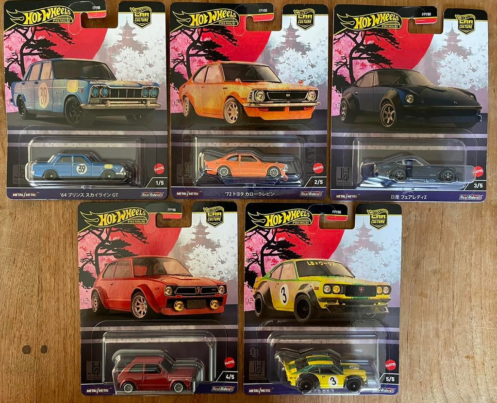 Hot wheels Japan historics 4 Hotwheels, Enlèvement ou Envoi, Neuf