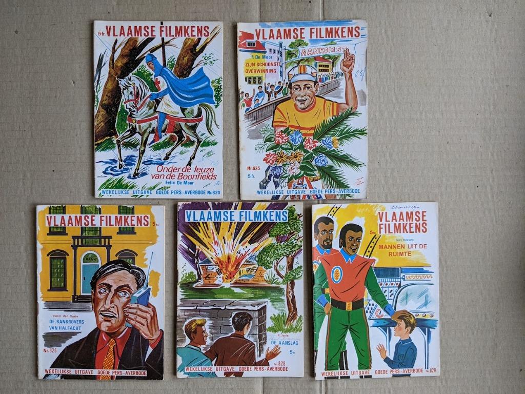5 Vlaamse Filmpjes uit jaren ’60, Ophalen of Verzenden, Gelezen