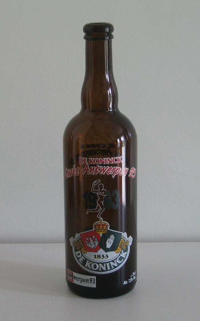 VERRE À BIÈRE DE KONINCK ANTWERPEN 93-1994 (128), Enlèvement, Utilisé, Bouteille(s), De Koninck