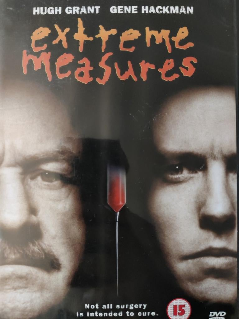 Extreme Measures (1996) (Gene Hackman, Hugh Grant) DVD, Ophalen of Verzenden, Zo goed als nieuw