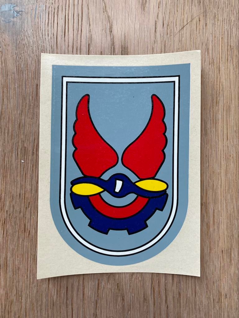 Decal / Autocollant - Force aérienne belge, Enlèvement ou Envoi, Neuf, Carte, Photo ou Gravure